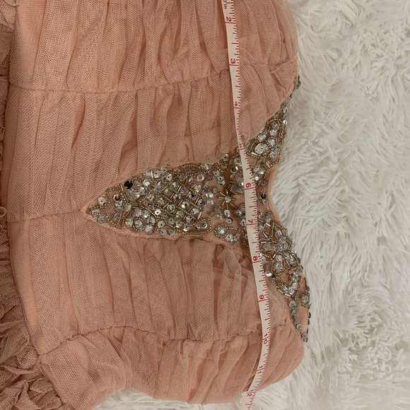 TRIXXI Loves the Spotlight Pink Sequin Lace-Up Mini Dress 🌸🤩 Size 1 - Picture 7 of 11